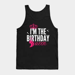 I'm The Birthday Queen Cool Couples Matching Bday Party Tank Top